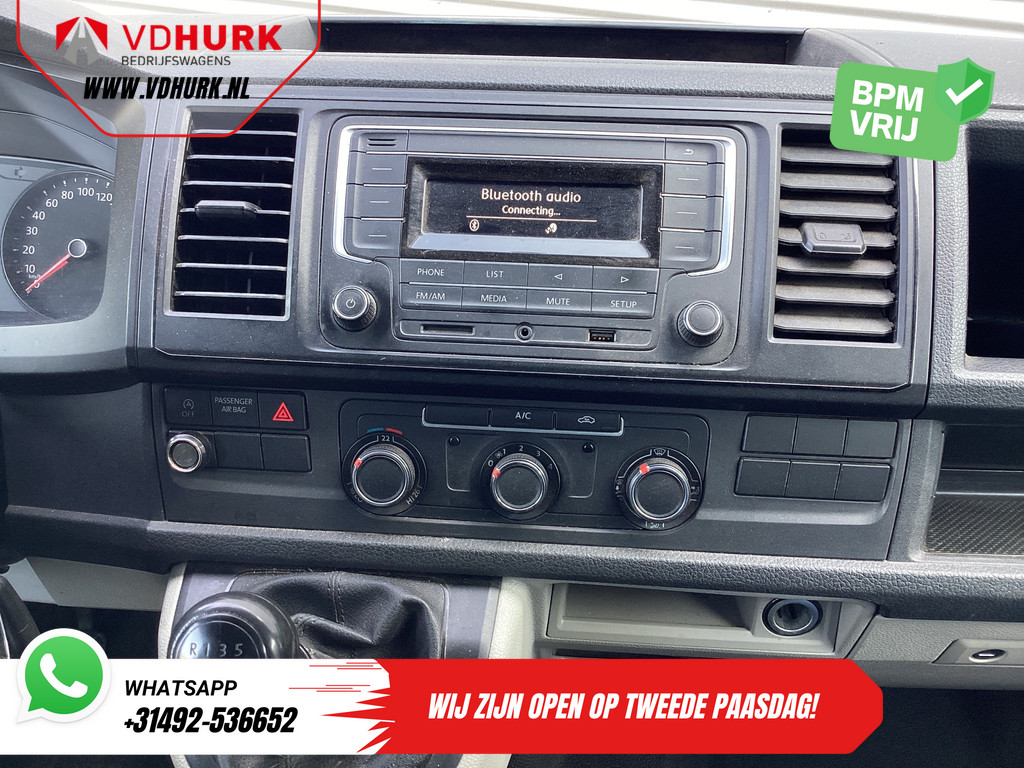 Volkswagen Transporter Bestelbus 2.0 TDI 150 pk L2 DC Dubbel Cabine EXPORT 2.5t Trekverm./ Airco/ Camera/ Cruise/ 16”LMV/ Trekhaak 14
