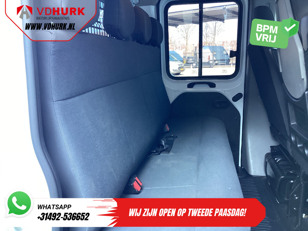 Renault Master Open laadbak 2.3 dCi 150 pk DC Dubbel Cabine Open laadbak/ 7 Pers./ 2.5t Trekverm./ Airco/ Trekhaak/ 242x204x40/ Pick-Up 11