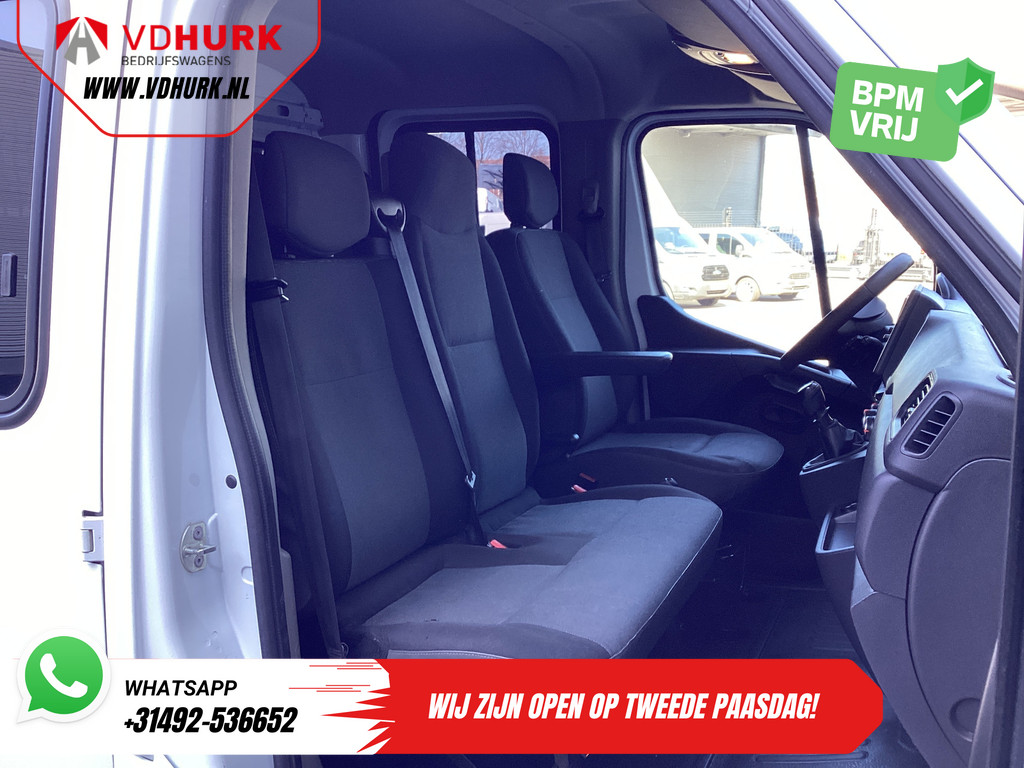 Renault Master Open laadbak 2.3 dCi 150 pk DC Dubbel Cabine Open laadbak/ 7 Pers./ 2.5t Trekverm./ Airco/ Trekhaak/ 242x204x40/ Pick-Up 12