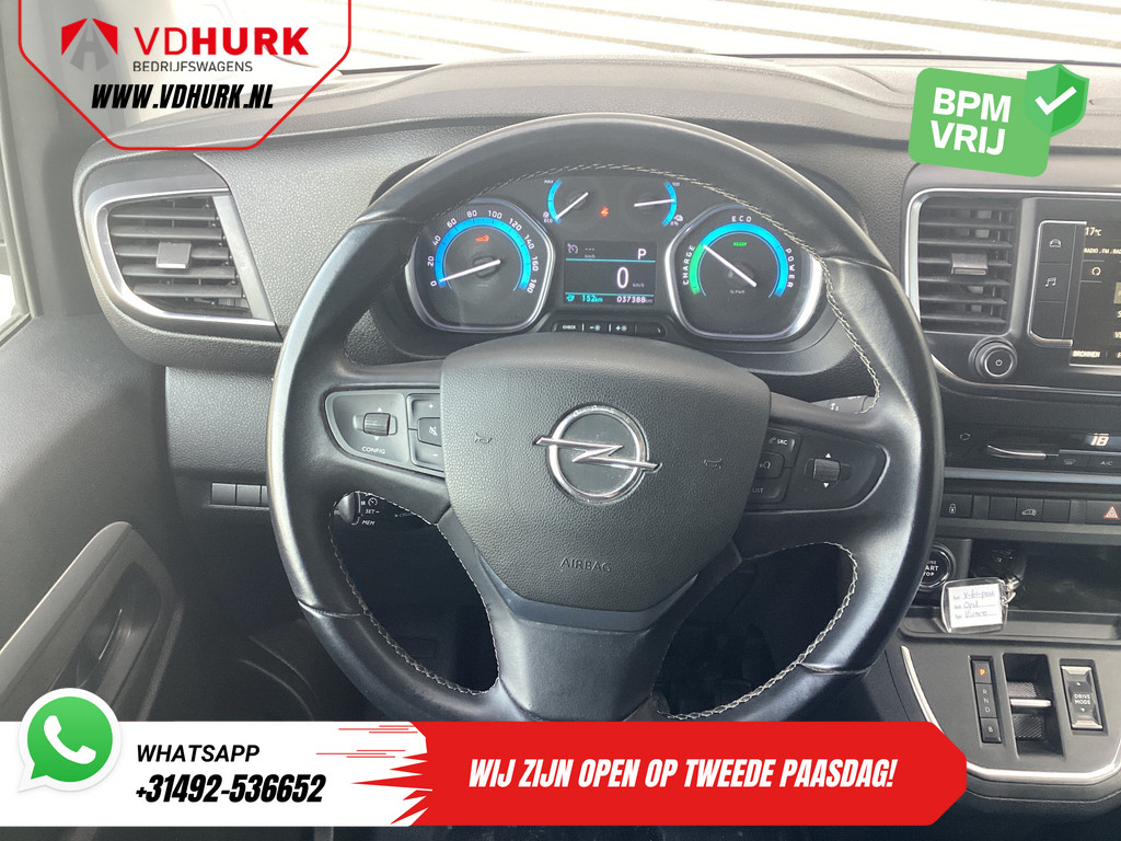 Opel Vivaro Electric Bestelbus L3 230 km WLTP Snellader/ Keyless/ Carplay/ Stoelverw/ Climate/ PDC/ Cruise 12