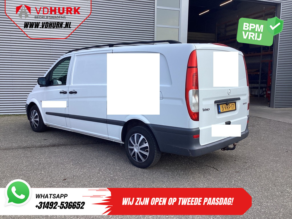 Mercedes-Benz Vito Bestelbus 113 CDI L3 EXPORT 2x Schuifdeur/ Airco/ Camera/ Trekhaak 1
