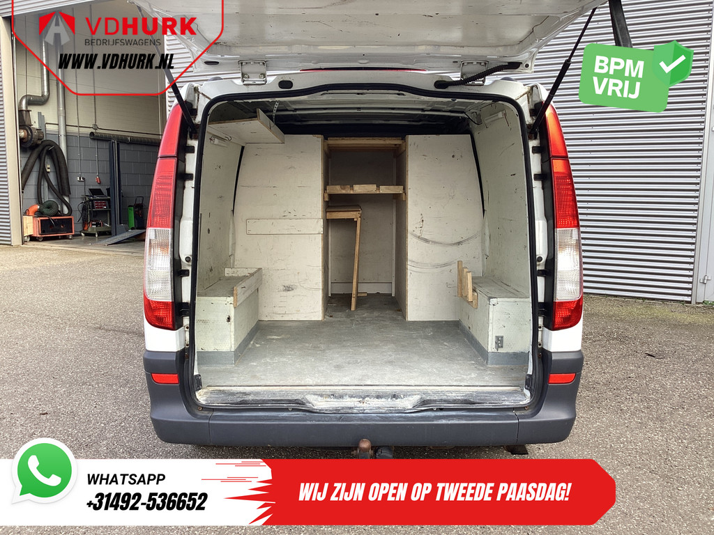 Mercedes-Benz Vito Bestelbus 113 CDI L3 EXPORT 2x Schuifdeur/ Airco/ Camera/ Trekhaak 4
