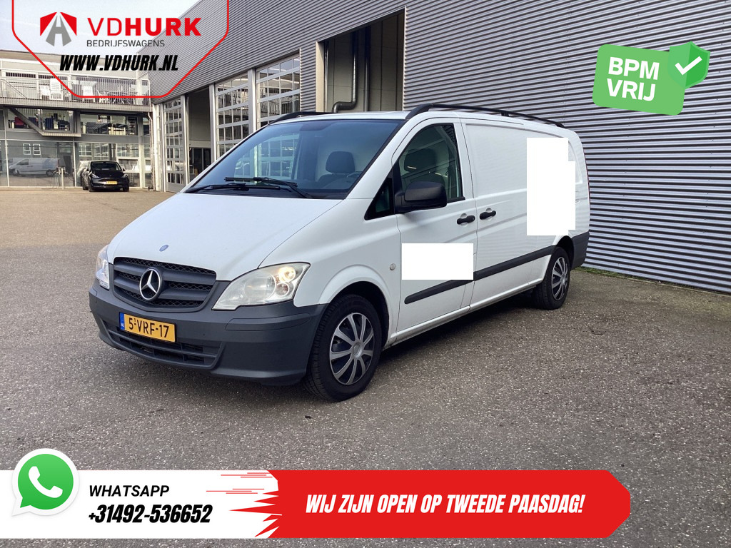 Mercedes-Benz Vito Bestelbus 113 CDI L3 EXPORT 2x Schuifdeur/ Airco/ Camera/ Trekhaak 8