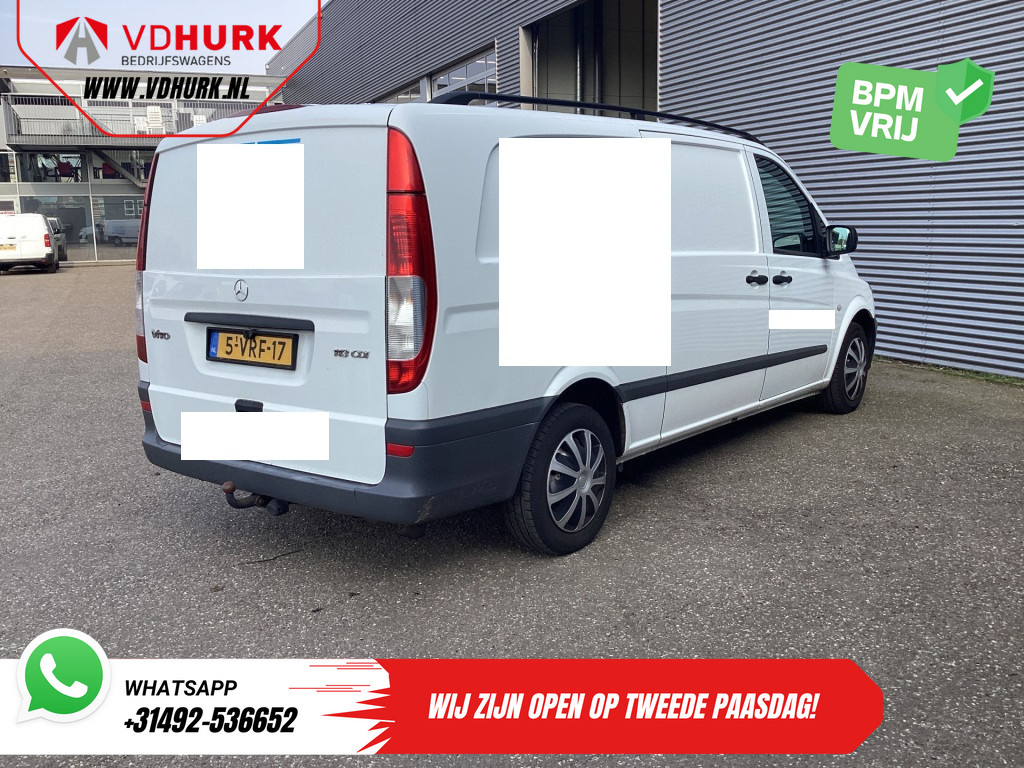 Mercedes-Benz Vito Bestelbus 113 CDI L3 EXPORT 2x Schuifdeur/ Airco/ Camera/ Trekhaak 9
