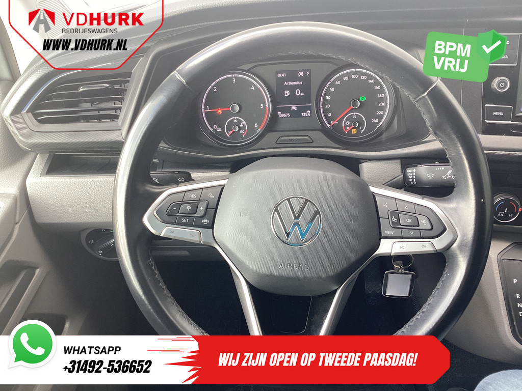 Volkswagen Transporter Bestelbus 2.0 TDI 150 pk DSG Aut. L2 LED/ Adapt.Cruise/ Carplay/ 2.5t Trekverm./ Airco/ Camera/ PDC 15