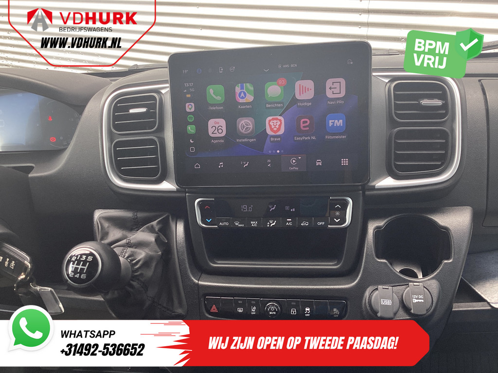 Opel Movano Bestelbus 2.2 140 pk L3H2 LED/ Virtual Cockpit/ 3.0t Trekverm./ 270Gr.Deuren/ Carplay/ Climate/ Navi/ Camera/ Cruise/ PDC 12