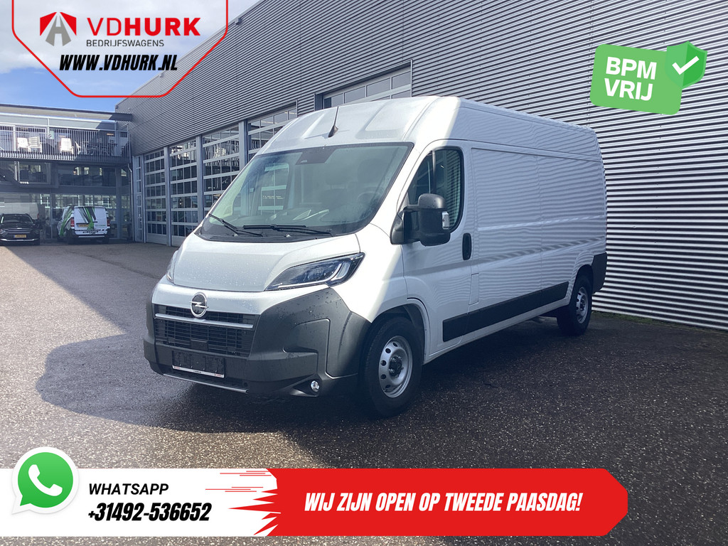 Opel Movano Bestelbus 2.2 140 pk L3H2 LED/ Virtual Cockpit/ 3.0t Trekverm./ 270Gr.Deuren/ Carplay/ Climate/ Navi/ Camera/ Cruise/ PDC 7