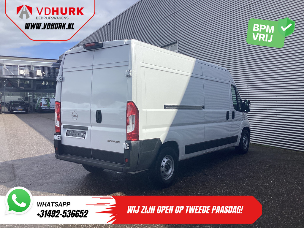 Opel Movano Bestelbus 2.2 140 pk L3H2 LED/ Virtual Cockpit/ 3.0t Trekverm./ 270Gr.Deuren/ Carplay/ Climate/ Navi/ Camera/ Cruise/ PDC 8
