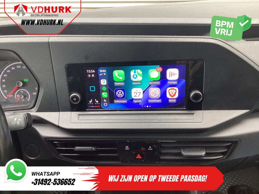 Volkswagen Caddy Cargo Maxi Bestelbus 2.0 TDI 125 pk DSG Aut. L2 Standkachel/ Carplay/ Stoelverw./ Inrichting/ Airco/ Cruise/ PDC/ Trekhaak 14