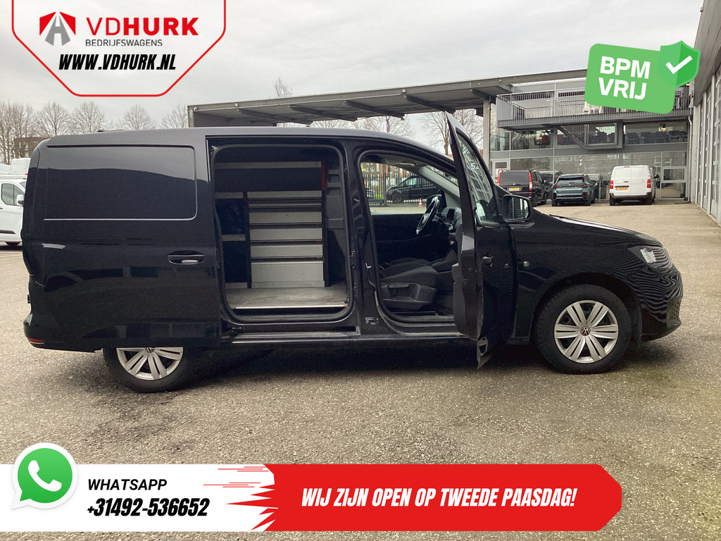 Volkswagen Caddy Cargo Maxi Bestelbus 2.0 TDI 125 pk DSG Aut. L2 Standkachel/ Carplay/ Stoelverw./ Inrichting/ Airco/ Cruise/ PDC/ Trekhaak 6