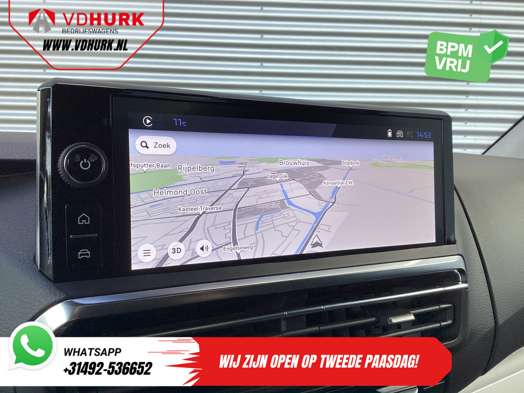 Peugeot e-Traveller Personenvervoer L3 75kWh 348 km WLTP LED/ Snellader/ Pano/ 8 pers./ Adapt.Cruise/ Leder/ 2x Elek.Schuif/ Elek.stoelen/ Massage stoelen/ Stoelver 17