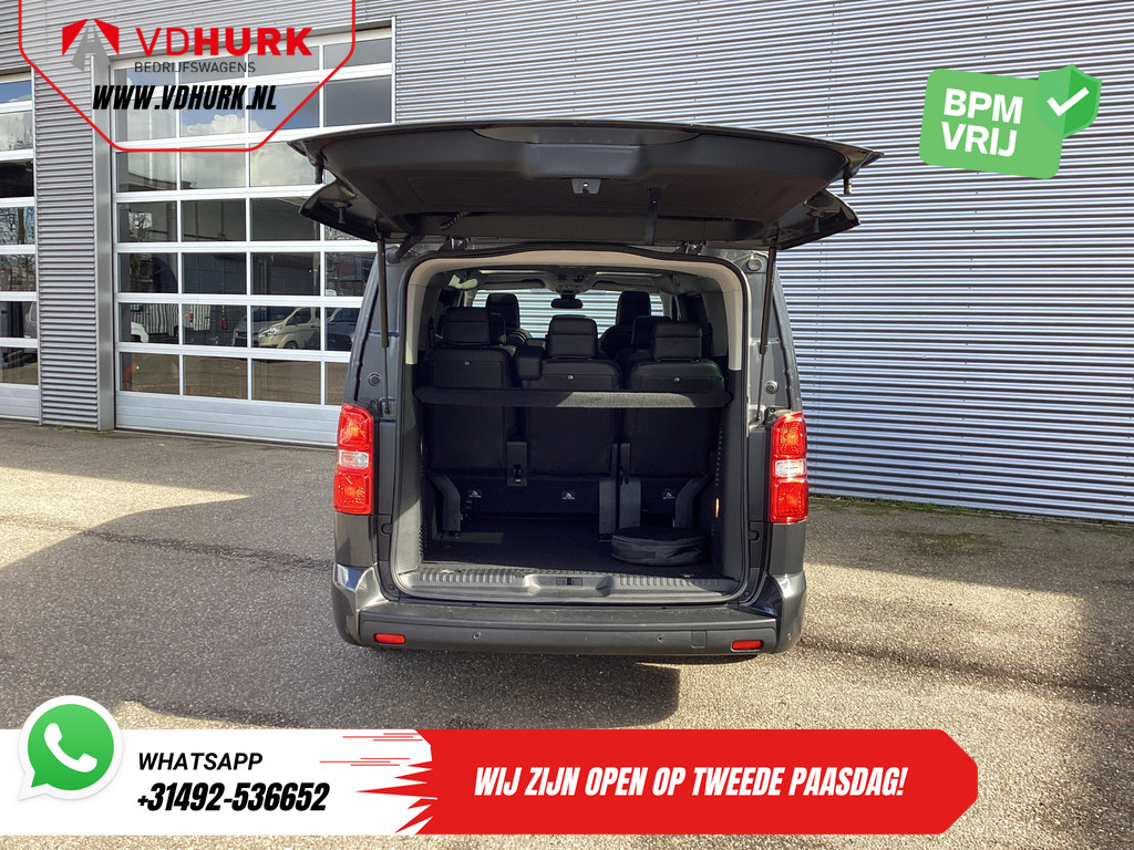 Peugeot e-Traveller Personenvervoer L3 75kWh 348 km WLTP LED/ Snellader/ Pano/ 8 pers./ Adapt.Cruise/ Leder/ 2x Elek.Schuif/ Elek.stoelen/ Massage stoelen/ Stoelver 4