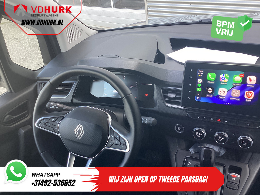 Renault Kangoo Bestelbus 1.3TCe BENZINE Aut. LED/ Adapt.Cruise/ Carplay/ Virtual Cockpit/ Stoelverw./ Climate/ Navi/ Camera/ PDC 11