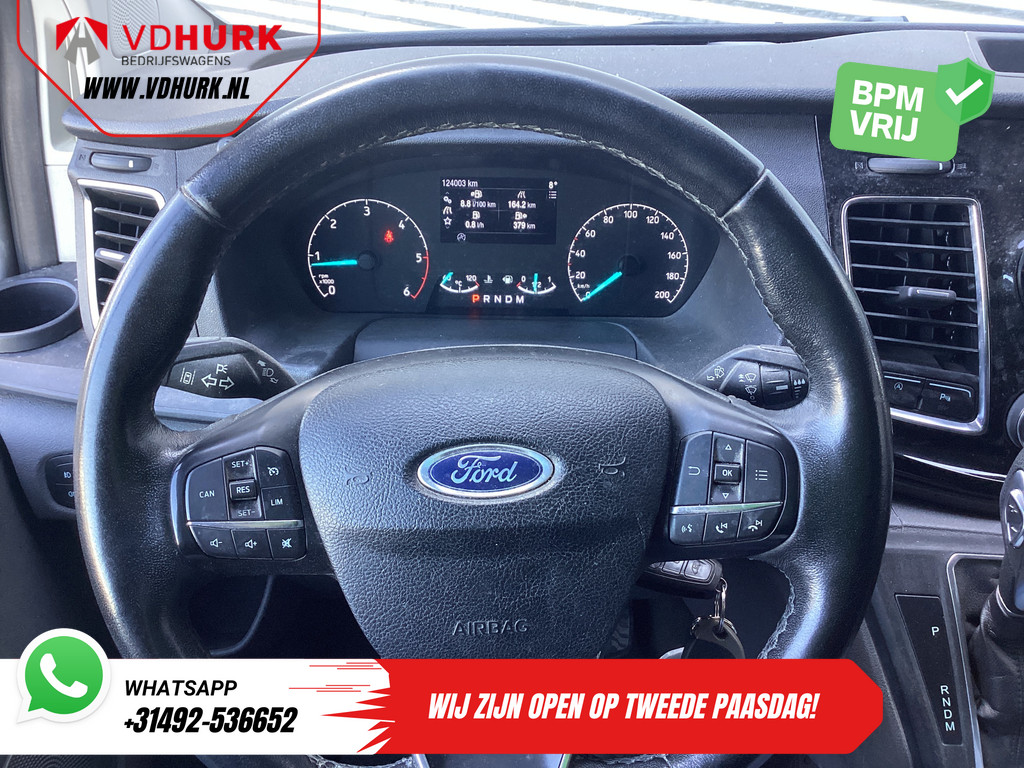 Ford Transit Custom Bestelbus Sport 2.0 TDCI Aut. 170 pk L2 DB-Riem VV/ Carplay/ Alarm III/ Stoelverw./ Navi/ Airco/ Camera/ Cruise/ PDC/ Trekhaak 14