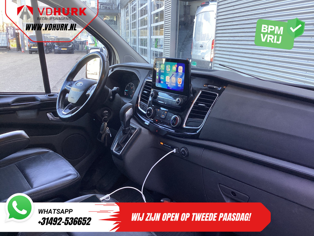 Ford Transit Custom Bestelbus Sport 2.0 TDCI Aut. 170 pk L2 DB-Riem VV/ Carplay/ Alarm III/ Stoelverw./ Navi/ Airco/ Camera/ Cruise/ PDC/ Trekhaak 2