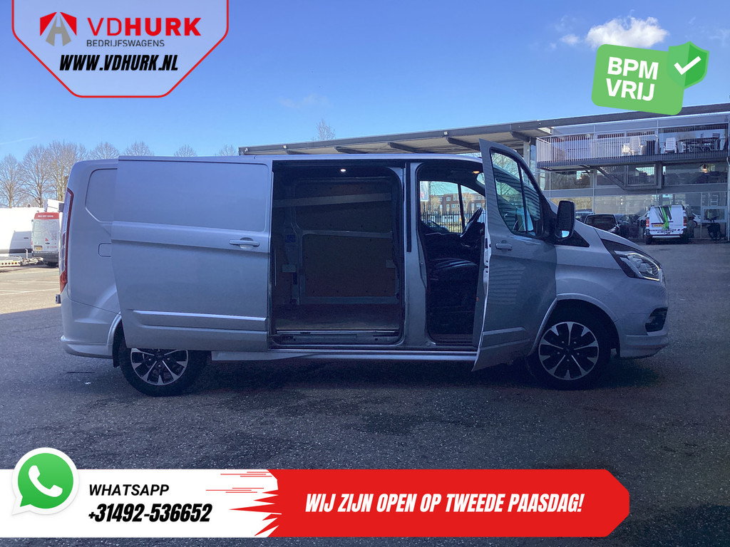 Ford Transit Custom Bestelbus Sport 2.0 TDCI Aut. 170 pk L2 DB-Riem VV/ Carplay/ Alarm III/ Stoelverw./ Navi/ Airco/ Camera/ Cruise/ PDC/ Trekhaak 4