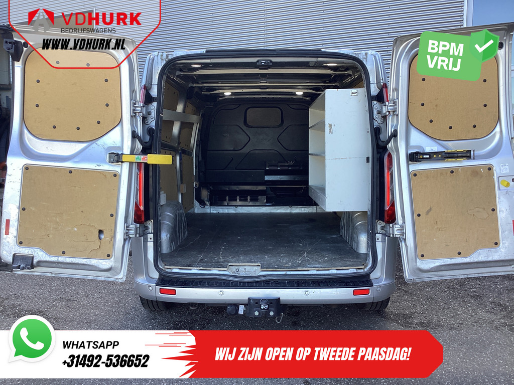Ford Transit Custom Bestelbus Sport 2.0 TDCI Aut. 170 pk L2 DB-Riem VV/ Carplay/ Alarm III/ Stoelverw./ Navi/ Airco/ Camera/ Cruise/ PDC/ Trekhaak 5