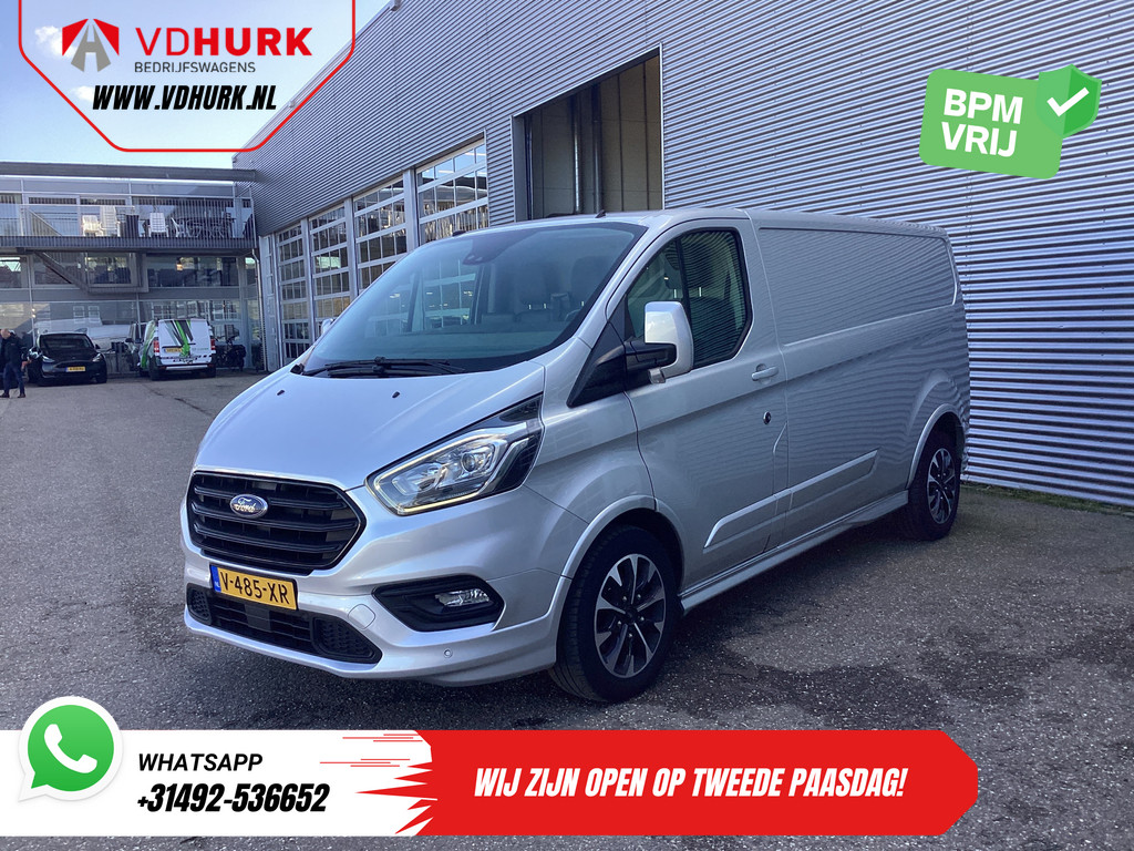 Ford Transit Custom Bestelbus Sport 2.0 TDCI Aut. 170 pk L2 DB-Riem VV/ Carplay/ Alarm III/ Stoelverw./ Navi/ Airco/ Camera/ Cruise/ PDC/ Trekhaak 8