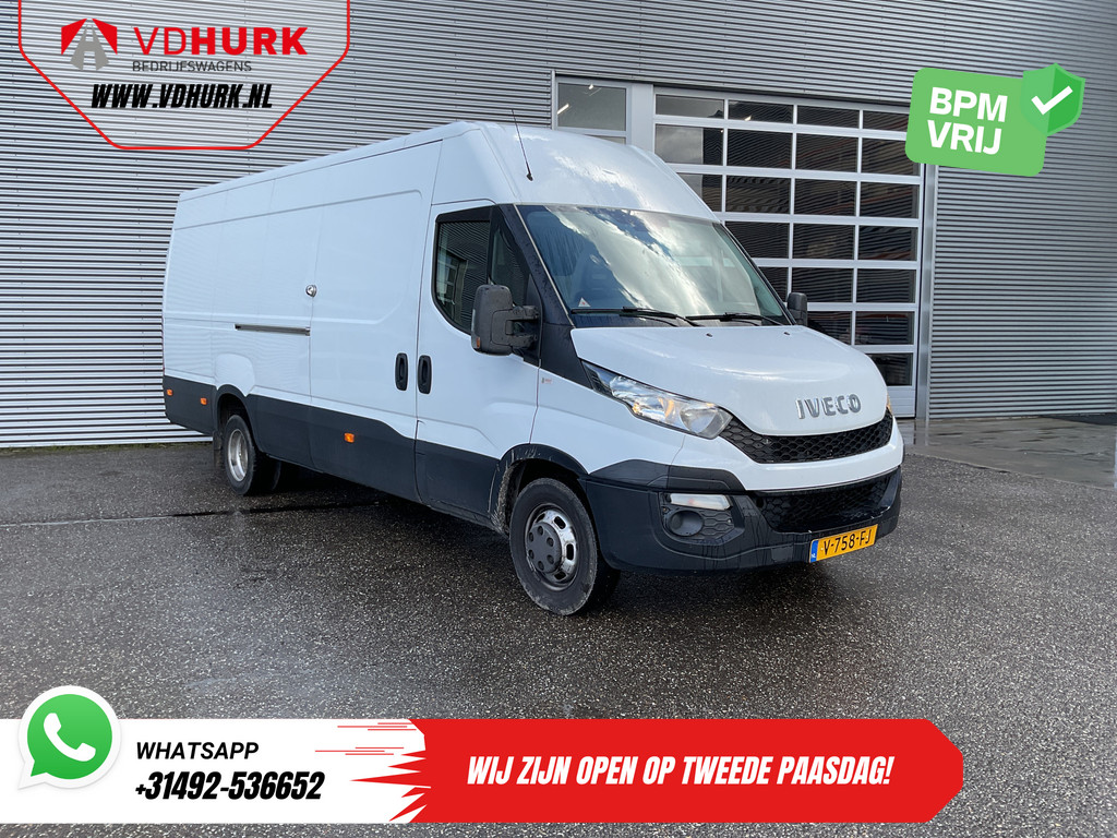 Iveco Daily Bestelbus 35C13V 2.3 L4H3 EXPORT Dubbel Lucht/ 3.5t Trekverm./ 270Gr.Deuren/ Alarm III/ Climate/ Cruise/ Trekhaak 0
