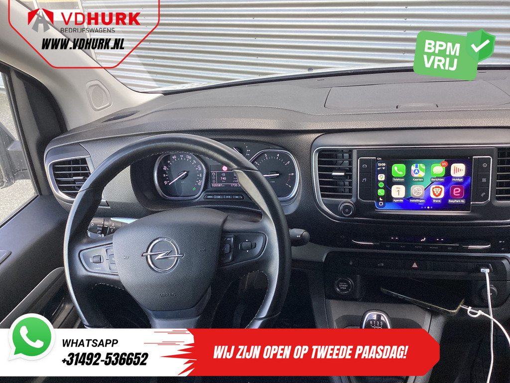 Opel Vivaro Bestelbus 2.0 CDTI 145 pk L3 Garantie 4-27'/ Adapt.Cruise/ 2.5t Trekverm./ Carplay/ Keyless/ Climate/ Camera/ PDC 11