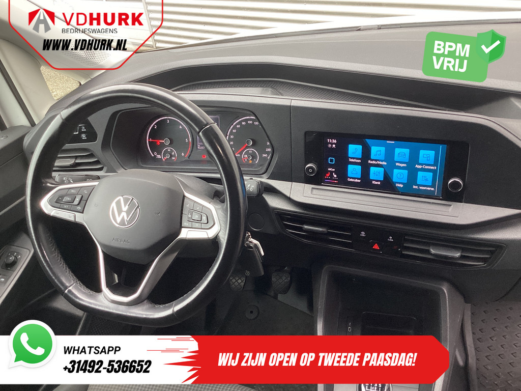 Volkswagen Caddy Cargo Bestelbus 2.0 TDI 125 pk LED/ Standkachel/ Stoelverw./ Inrichting/ Airco/ Cruise/ Camera/ PDC/ 16”LMV/ Trekhaak 12