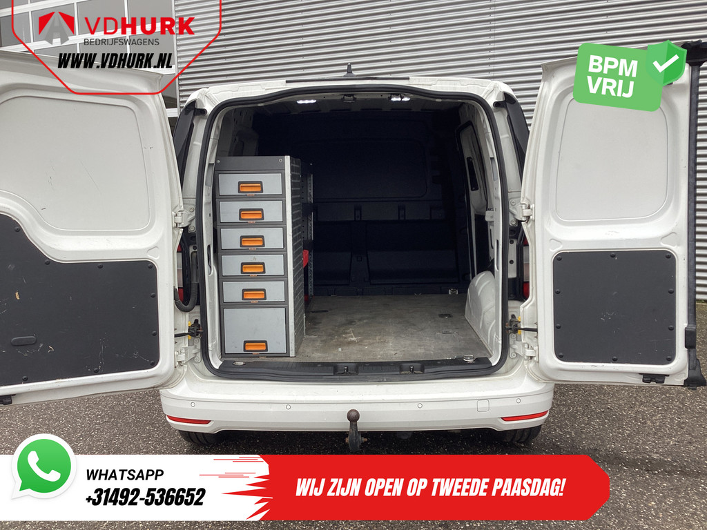 Volkswagen Caddy Cargo Bestelbus 2.0 TDI 125 pk LED/ Standkachel/ Stoelverw./ Inrichting/ Airco/ Cruise/ Camera/ PDC/ 16”LMV/ Trekhaak 6