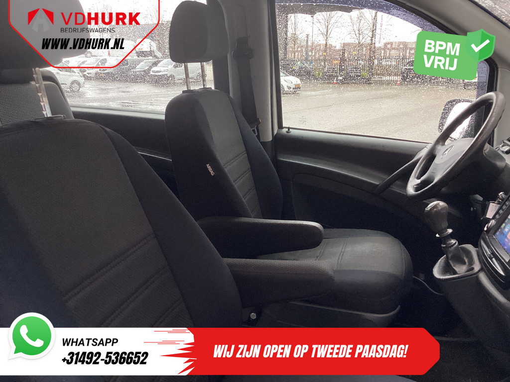 Mercedes-Benz Vito Bestelbus 113 CDI L3 DC Dubbel Cabine EXPORT Carplay/ Airco/ Camera/ 17” LMV/ PDC/ Trekhaak 12