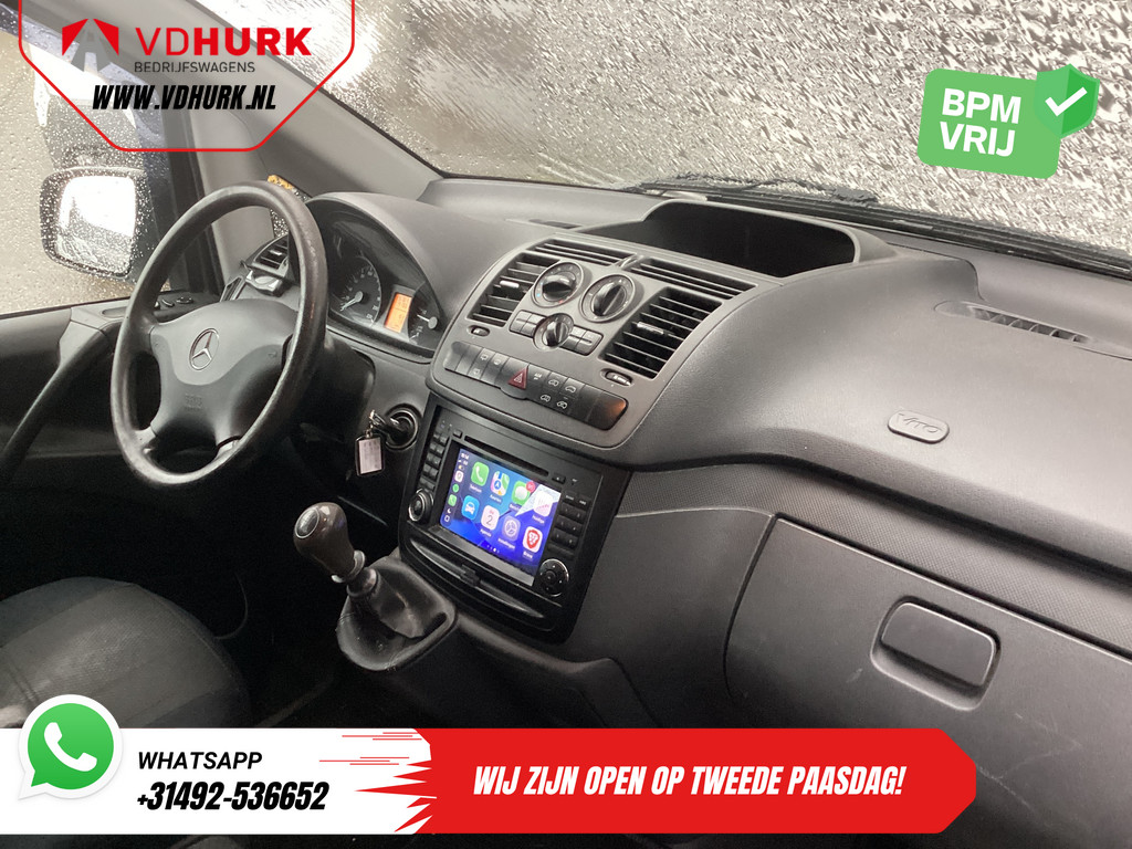 Mercedes-Benz Vito Bestelbus 113 CDI L3 DC Dubbel Cabine EXPORT Carplay/ Airco/ Camera/ 17” LMV/ PDC/ Trekhaak 2