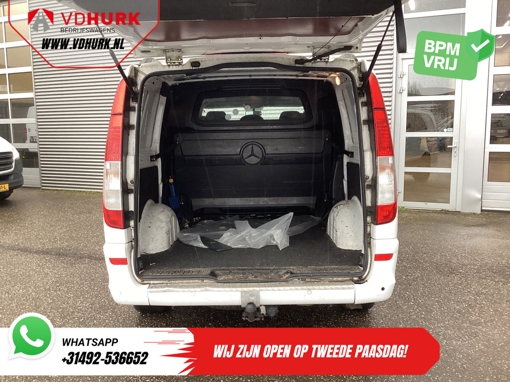 Mercedes-Benz Vito Bestelbus 113 CDI L3 DC Dubbel Cabine EXPORT Carplay/ Airco/ Camera/ 17” LMV/ PDC/ Trekhaak 4