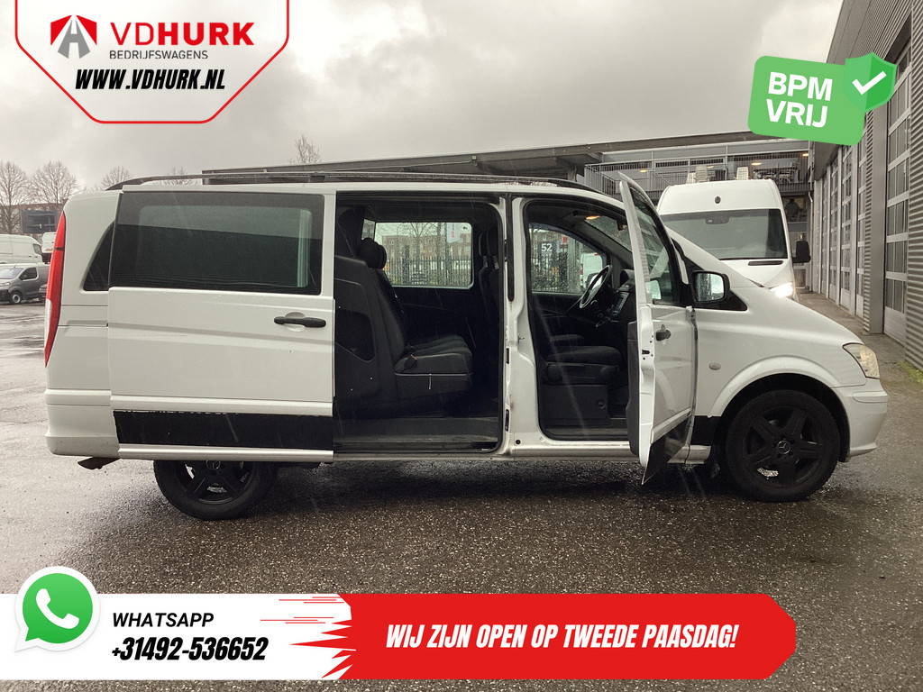 Mercedes-Benz Vito Bestelbus 113 CDI L3 DC Dubbel Cabine EXPORT Carplay/ Airco/ Camera/ 17” LMV/ PDC/ Trekhaak 5