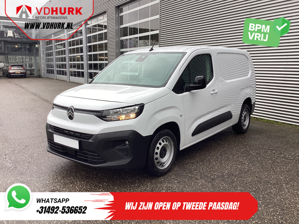 Citroën Berlingo Bestelbus 1.5 HDi 100 pk L2 Carplay/ Stoelverw./ 3Pers./ Virtual Cockpit/ Climate/ Keyless/ Navi/ Camera/ Cruise/ PDC 7