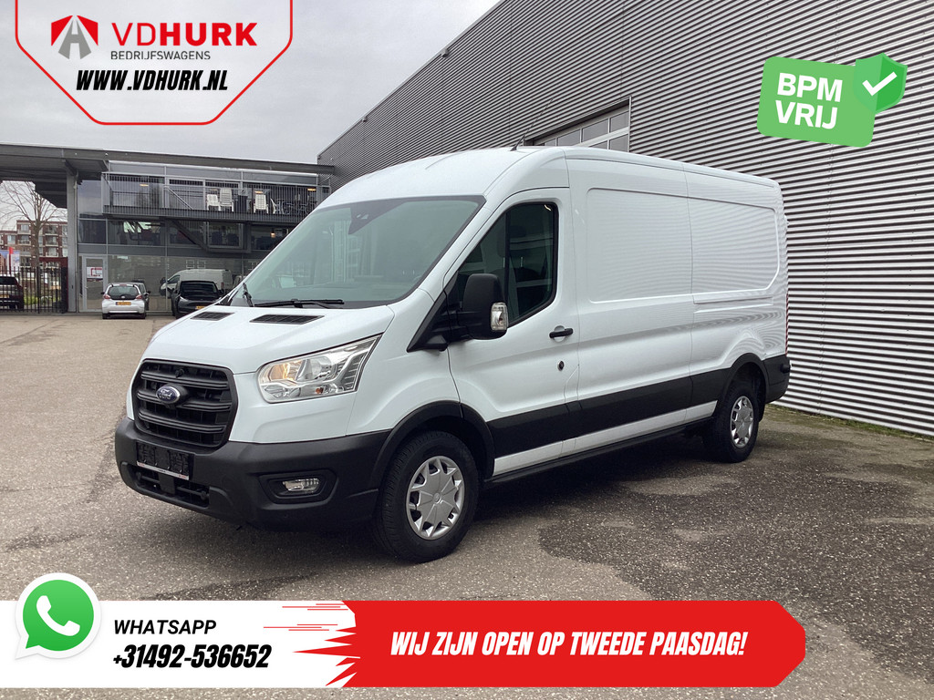 Ford Transit Bestelbus 2.0 TDCI 130 pk Aut. L3H2 Trend 270Gr.Deuren/ Carplay/ 360 Camera/ PDC/ Climate/ Cruise 8