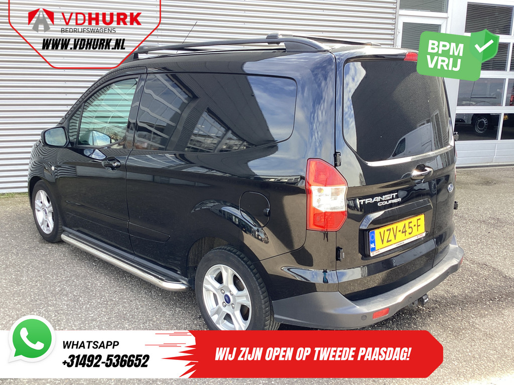 Ford Transit Courier Bestelbus 1.0 100 pk BENZINE Limited NL Auto/ Stoelverw./ Carplay/ Navi/ Cruise/ Climate/ Camera/ Afn.Trekhaak/ Sidebars/ Dakdragers/ LMV/ 1