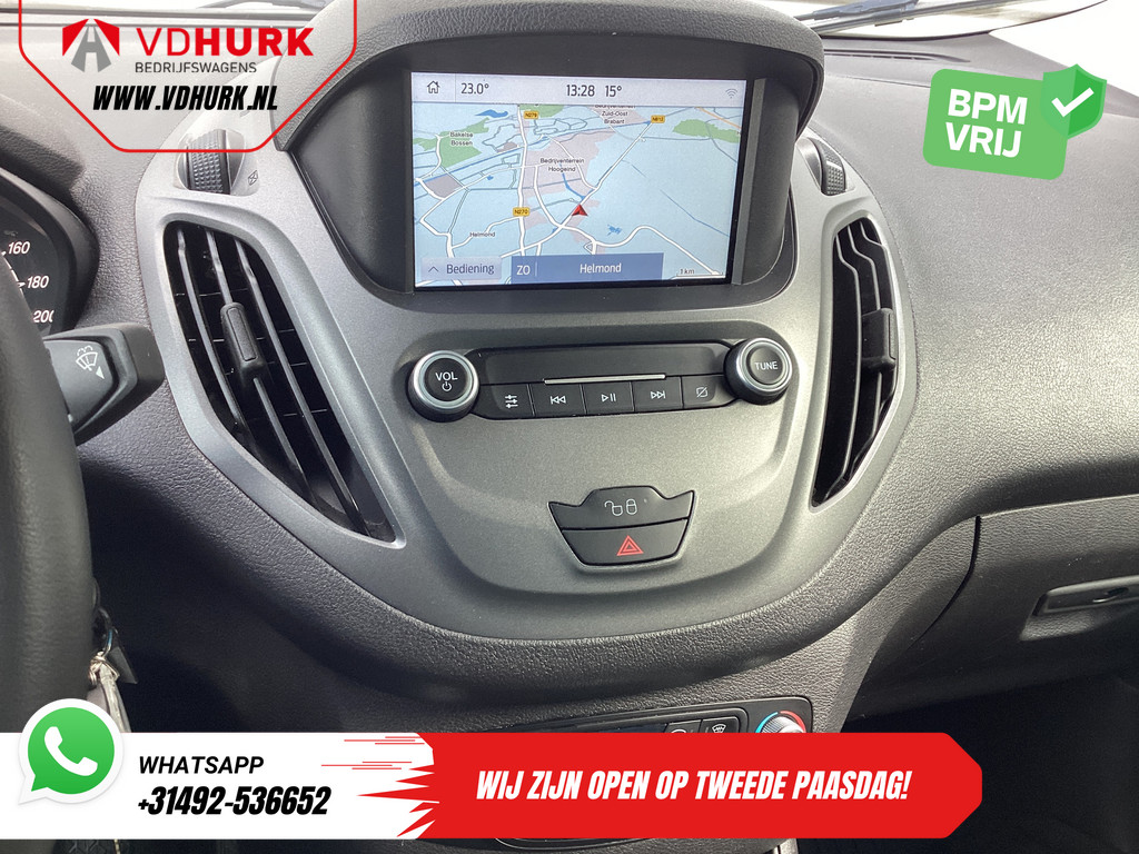 Ford Transit Courier Bestelbus 1.0 100 pk BENZINE Limited NL Auto/ Stoelverw./ Carplay/ Navi/ Cruise/ Climate/ Camera/ Afn.Trekhaak/ Sidebars/ Dakdragers/ LMV/ 10