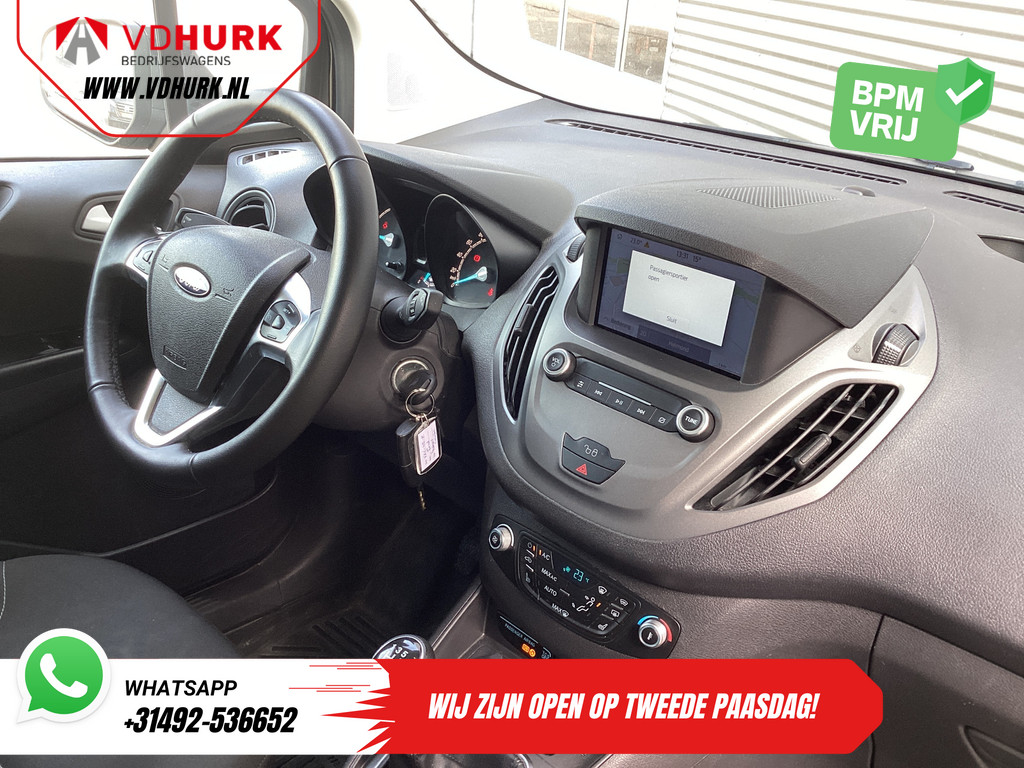 Ford Transit Courier Bestelbus 1.0 100 pk BENZINE Limited NL Auto/ Stoelverw./ Carplay/ Navi/ Cruise/ Climate/ Camera/ Afn.Trekhaak/ Sidebars/ Dakdragers/ LMV/ 2