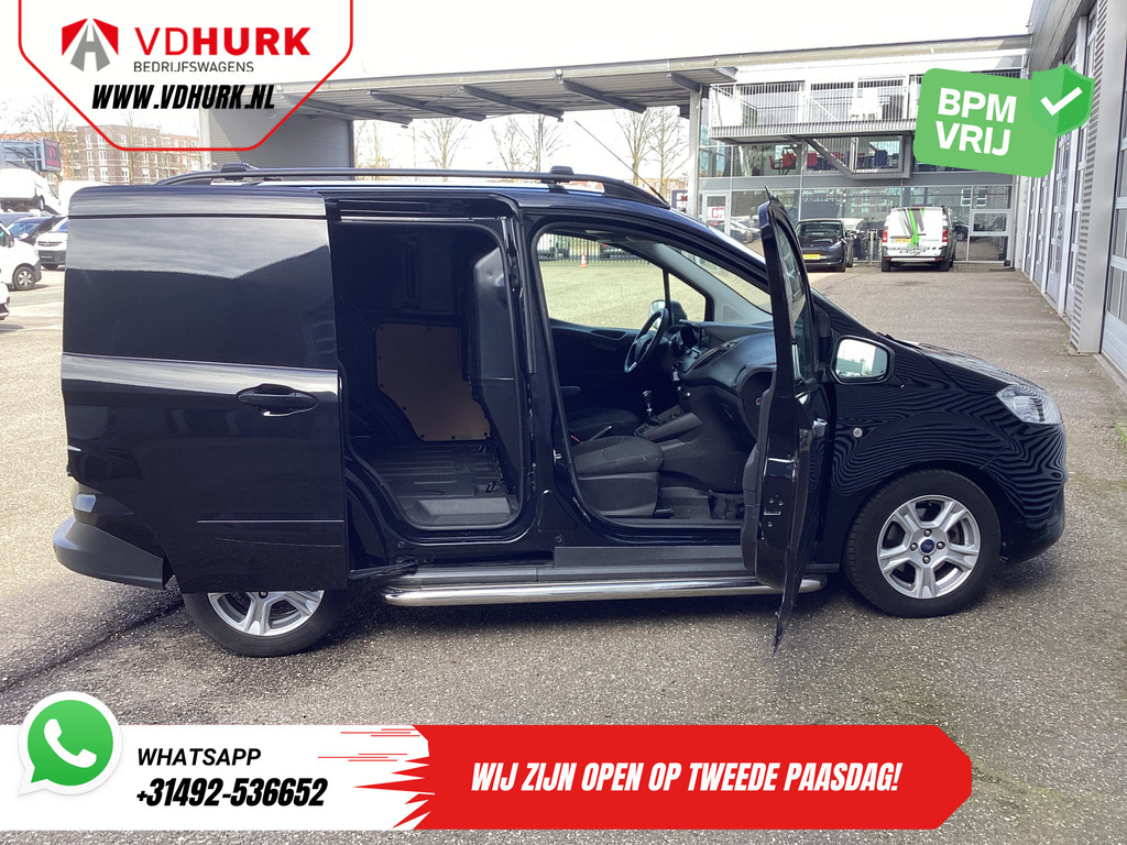 Ford Transit Courier Bestelbus 1.0 100 pk BENZINE Limited NL Auto/ Stoelverw./ Carplay/ Navi/ Cruise/ Climate/ Camera/ Afn.Trekhaak/ Sidebars/ Dakdragers/ LMV/ 5