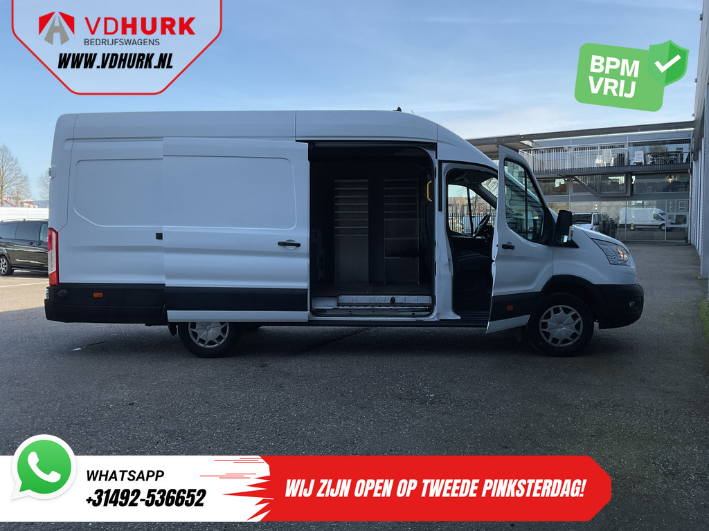 Ford Transit Bestelbus 2.0 TDCI 170 pk L4H3 Trend RWD Jumbo 270Gr.Deuren/ Airco/ Cruise/ DAB/ PDC/ Trekhaak 4