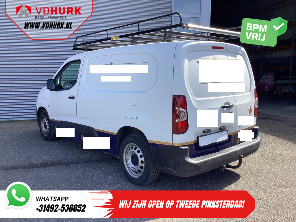 Peugeot Partner Bestelbus 1.5 HDI 130 pk Aut. L2 NL Auto/ 3Pers./ Carplay/ Airco/ Navi/ Imperiaal/ Cruise/ PDC/ DAB/ Trekhaak 1