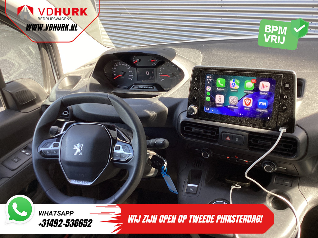 Peugeot Partner Bestelbus 1.5 HDI 130 pk Aut. L2 NL Auto/ 3Pers./ Carplay/ Airco/ Navi/ Imperiaal/ Cruise/ PDC/ DAB/ Trekhaak 12