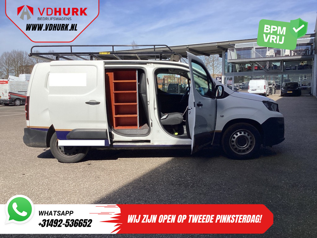 Peugeot Partner Bestelbus 1.5 HDI 130 pk Aut. L2 NL Auto/ 3Pers./ Carplay/ Airco/ Navi/ Imperiaal/ Cruise/ PDC/ DAB/ Trekhaak 4