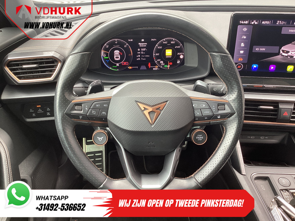 CUPRA Formentor SUV 1.4 e-Hybrid 245 pk VZ Performance Copper Edition Elek.Klep/ Memory/ Leder/ Adapt.Cruise/ Standkachel/ Stoelverw./ Carplay/ Navi 15