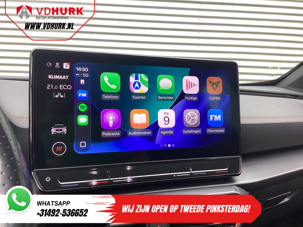 CUPRA Formentor SUV 1.4 e-Hybrid 245 pk VZ Performance Copper Edition Elek.Klep/ Memory/ Leder/ Adapt.Cruise/ Standkachel/ Stoelverw./ Carplay/ Navi 16