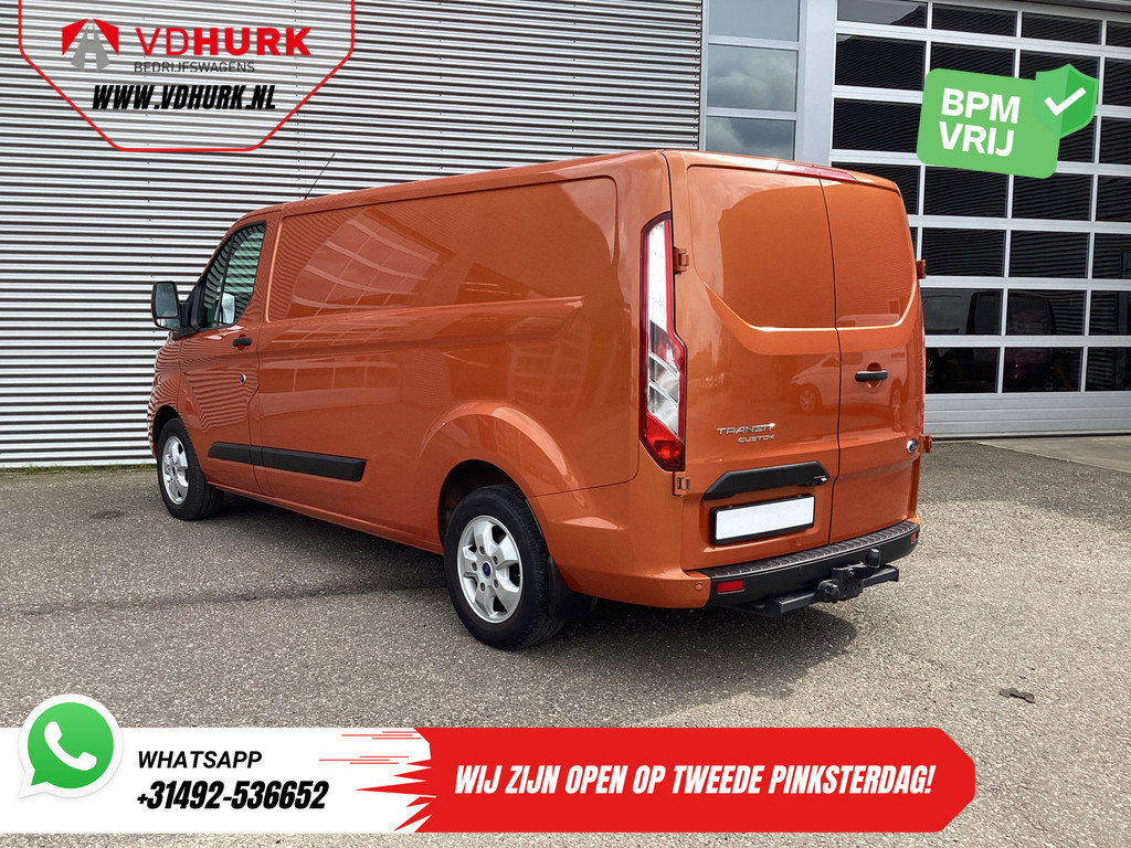 Ford Transit Custom Bestelbus 2.0 TDCI 170 pk Aut. L2 Frontlip/ Spoiler/ Sidbars/ Raptor Grille/ Carplay/ Camera/ Cruise/ PDC/ 18”LMV/ DAB/ Trekhaak/ Airco 1