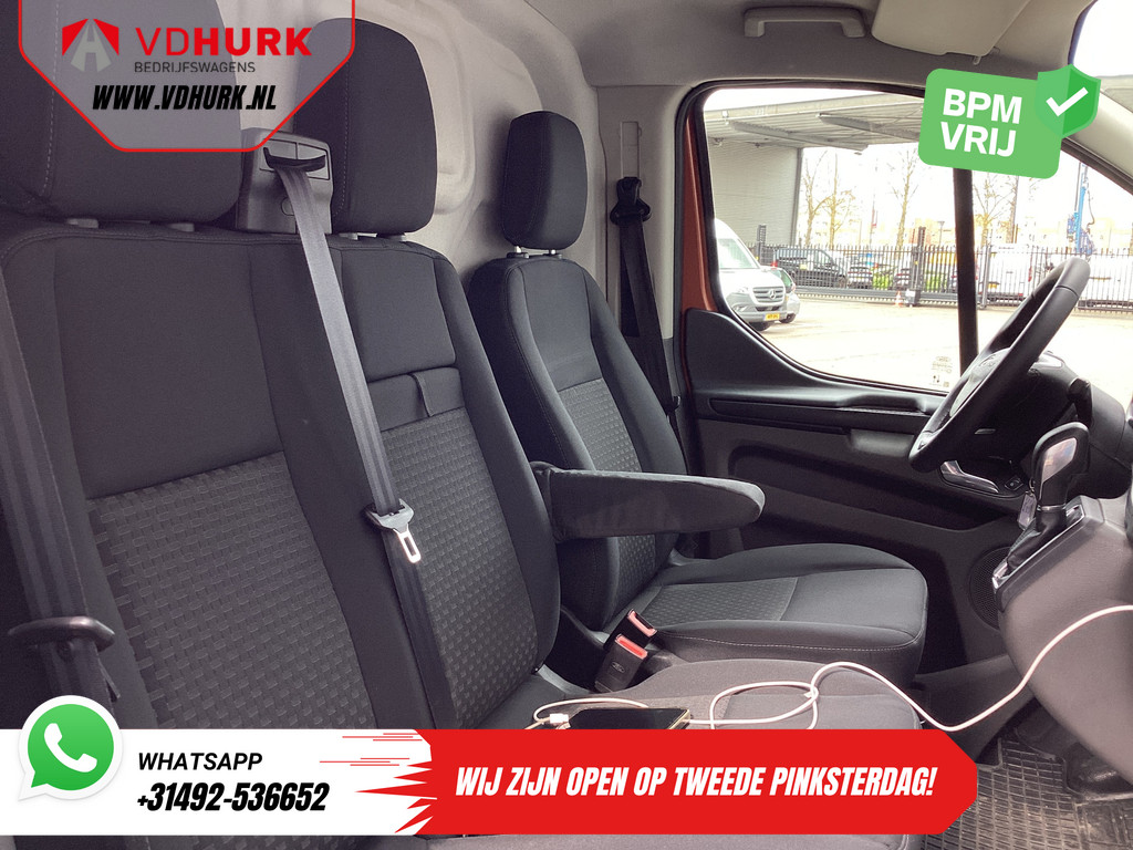 Ford Transit Custom Bestelbus 2.0 TDCI 170 pk Aut. L2 Frontlip/ Spoiler/ Sidbars/ Raptor Grille/ Carplay/ Camera/ Cruise/ PDC/ 18”LMV/ DAB/ Trekhaak/ Airco 10