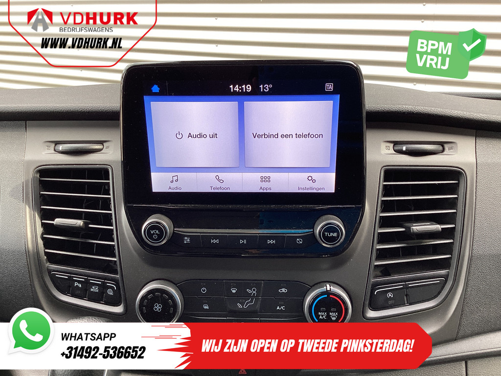Ford Transit Custom Bestelbus 2.0 TDCI 170 pk Aut. L2 Frontlip/ Spoiler/ Sidbars/ Raptor Grille/ Carplay/ Camera/ Cruise/ PDC/ 18”LMV/ DAB/ Trekhaak/ Airco 13