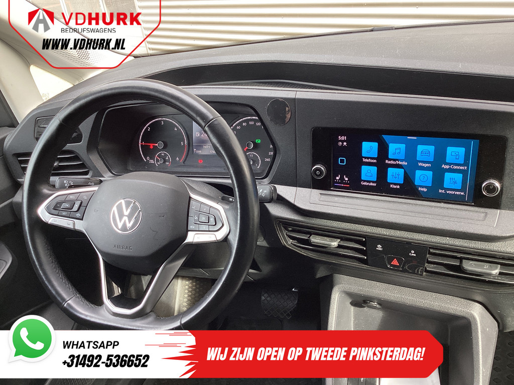 Volkswagen Caddy Cargo Bestelbus 2.0 TDI 125 pk DSG Aut. Standkachel/ Stoelverw./ Carplay/ PDC/ 16” LMV/ Trekhaak/ Dakrails 11