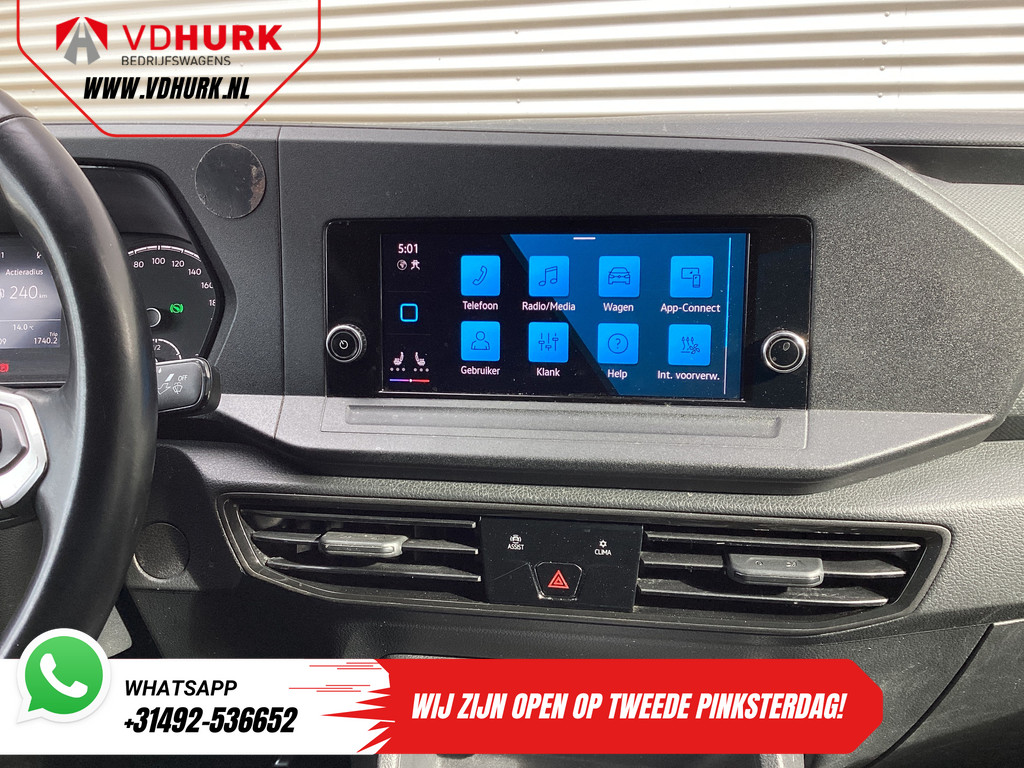 Volkswagen Caddy Cargo Bestelbus 2.0 TDI 125 pk DSG Aut. Standkachel/ Stoelverw./ Carplay/ PDC/ 16” LMV/ Trekhaak/ Dakrails 12