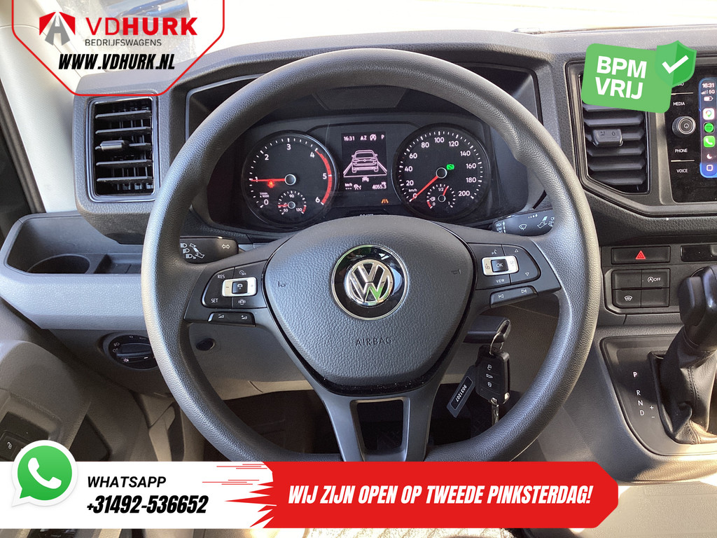Volkswagen Crafter Bestelbus 2.0 TDI 180 pk DSG Aut. L3H3 DC Dubbel Cabine LED/ Adapt.Cruise/ Carplay/ Gev.Stoel/ Airco/ Navi/ Camera/ PDC/ 17”LMV/ Trekhaak 14