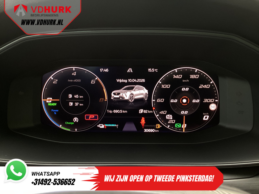 CUPRA Formentor SUV 1.4 e-Hybrid 245 pk VZ Performance Pano/ Memory/ Elek.Klep/ Elek.Trekhaak/ Standkachel/ Stoelverw/ Navi/ Camera/ Climate/ LMV 19 17