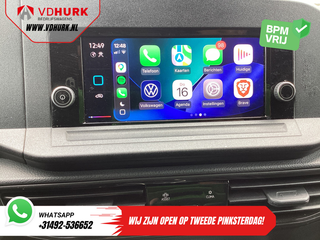 Volkswagen Caddy Cargo Maxi Bestelbus 2.0 TDI 125 pk DSG Aut. Carplay/ Airco/ Cruise/ 16”LMV/ PDC 12
